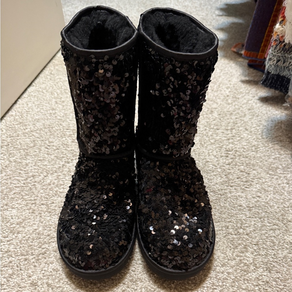 Women’s black sequin Uggs